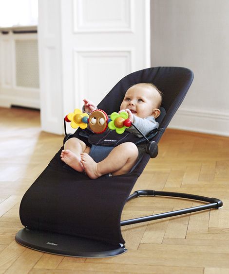 BabyBjorn, leżaczek BALANCE SOFT - Czarny / Szary BabyBjorn, leżaczek BALANCE SOFT - Czarny / Szary