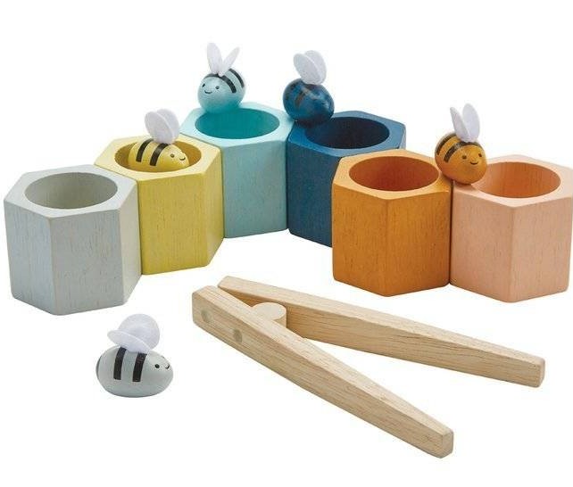 Plan Toys, Plaster miodu z pszczółkami - barwy sadu Plan Toys, Plaster miodu z pszczółkami - barwy sadu