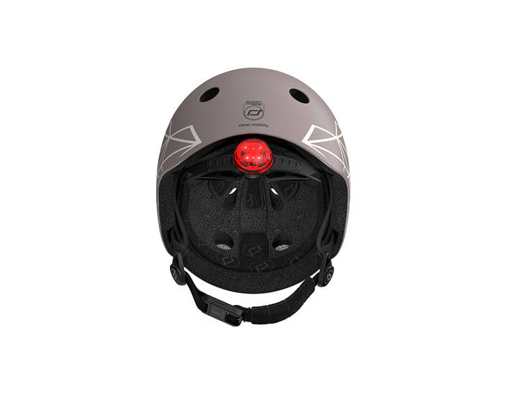 Scootandride, Kask XXS-S dla dzieci 1-5 lat Brown Lines