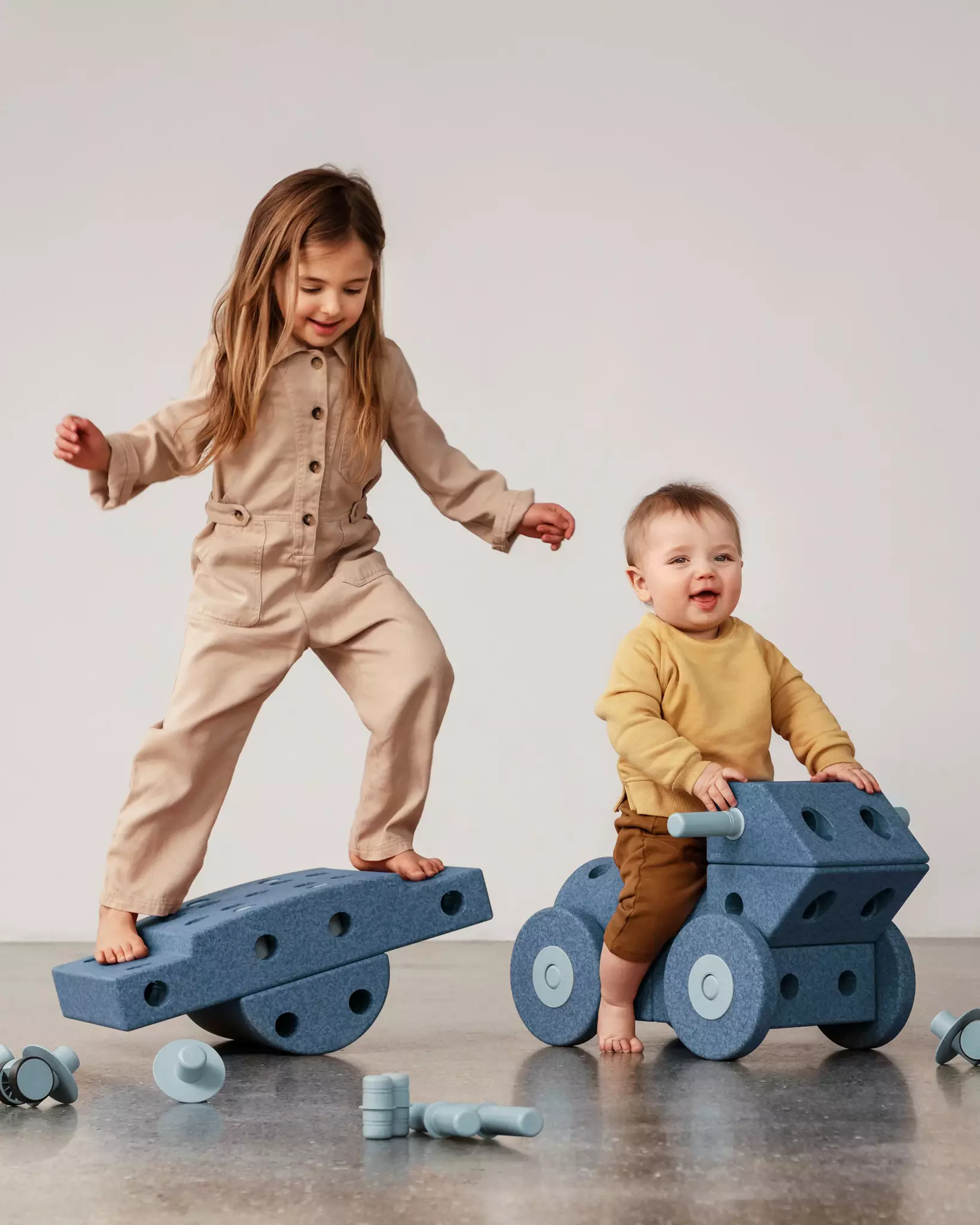 Modu Dreamer Set – Kreatywne Klocki Rozwijające Motorykę Dużą, Niebieski Modu Dreamer Set – Kreatywne Klocki Rozwijające Motorykę Dużą, Niebieski