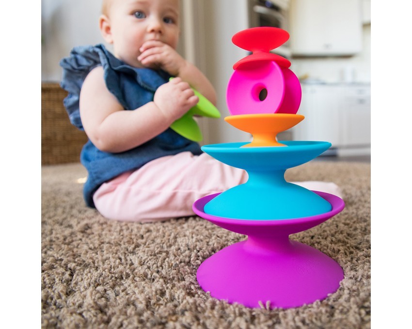 Fat Brain Toy, Wieża Szpulek. Spoolz. Fat Brain Toy, Wieża Szpulek. Spoolz.