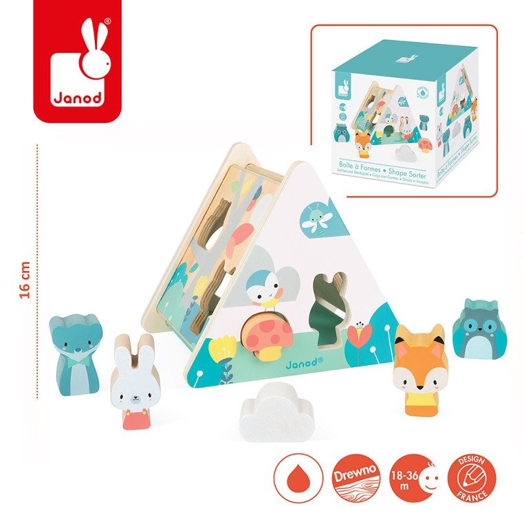 Janod, Trójkątny sorter kształtów Pure