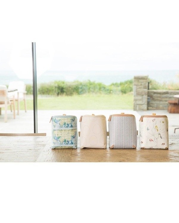 PacaPod, Torba termiczna na akcesoria niebieska jodełka