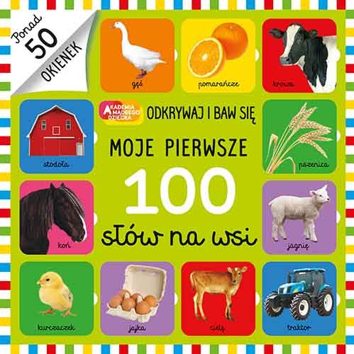 Moje pierwsze 100 słów na wsi z okienkami