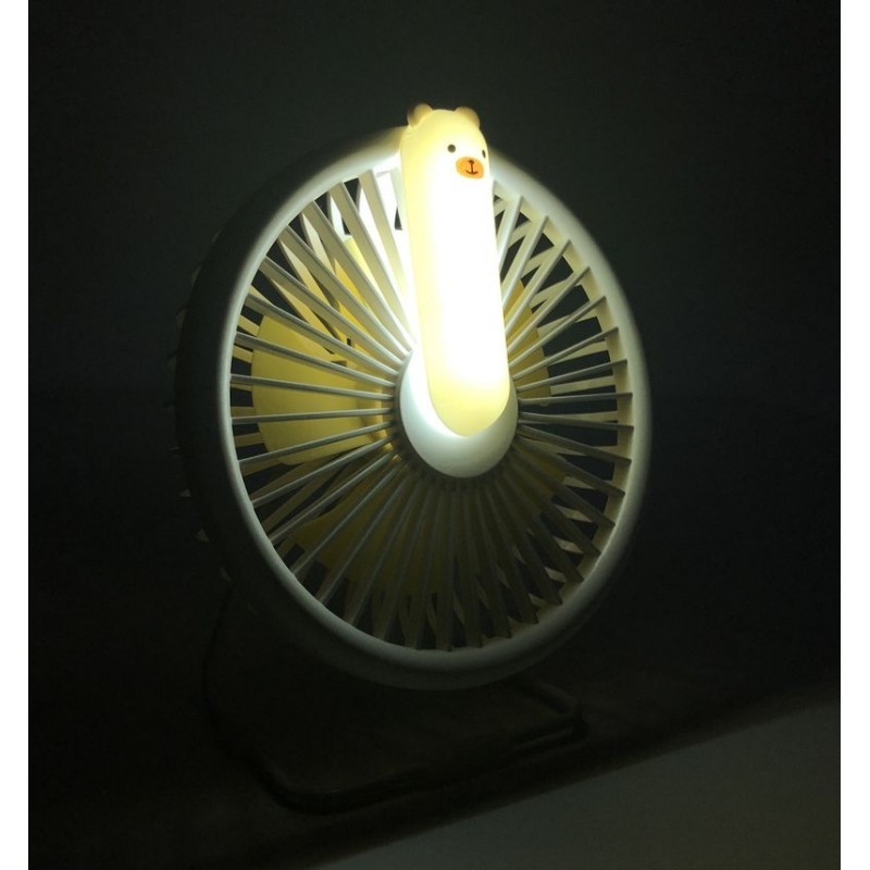 Rabbit&Friends, Wiatraczek-lampka miś kremowy