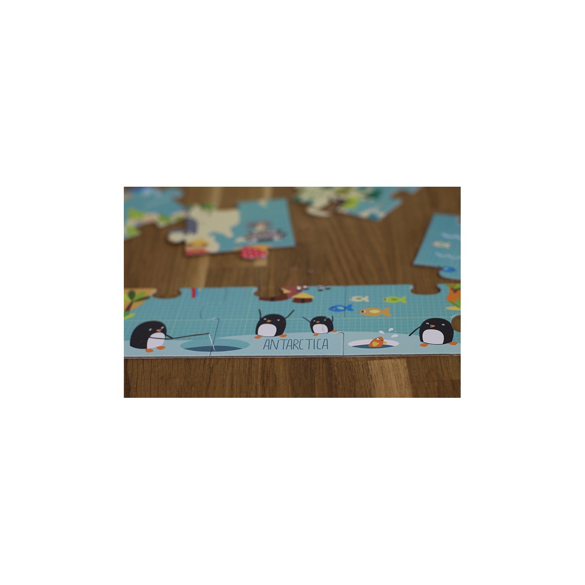 Apli Kids, Puzzle XL - Mapa świata 3+