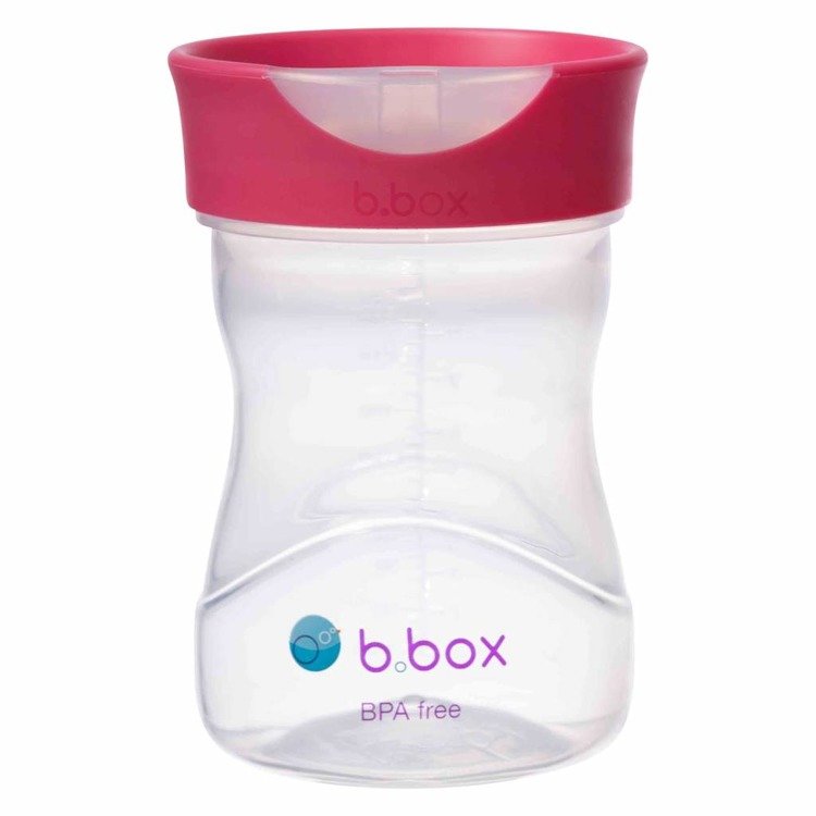 B.Box, Kubek 4w1 240 ml, malinowy B.Box, Kubek 4w1 240 ml, malinowy