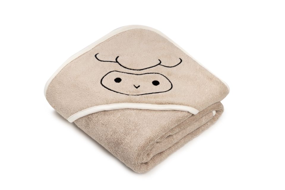 My Memi, Bambusowy ręcznik beige - sheep