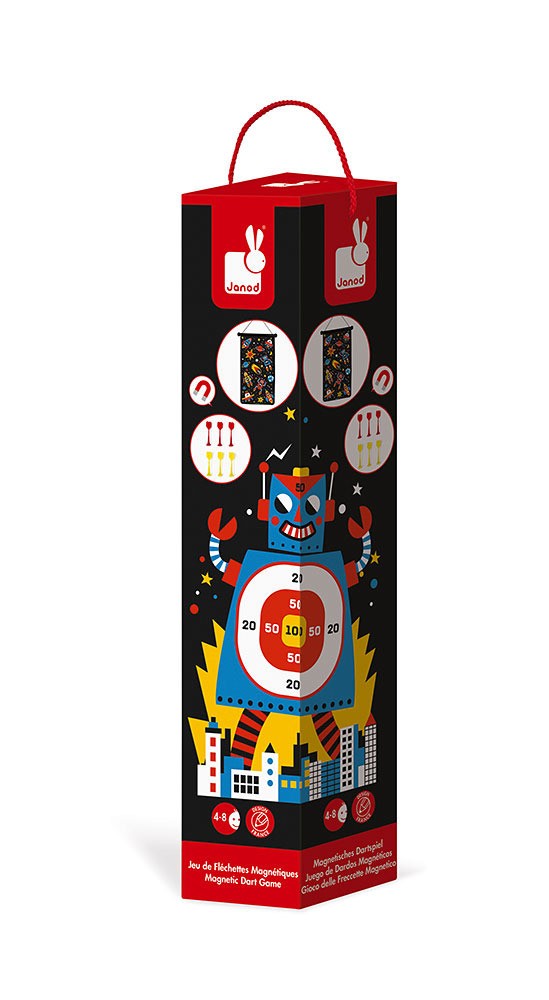 Janod, Magnetyczna gra w rzutki Roboty Janod, Magnetyczna gra w rzutki Roboty