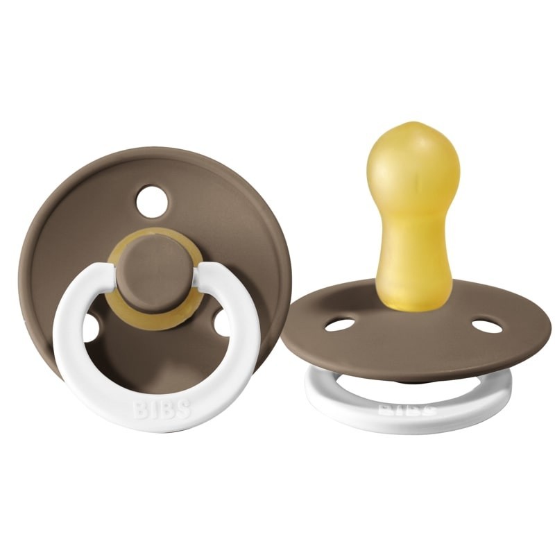 Bibs, Dark Oak Glow In Dark S Smoczek Uspokajający kauczuk Hevea