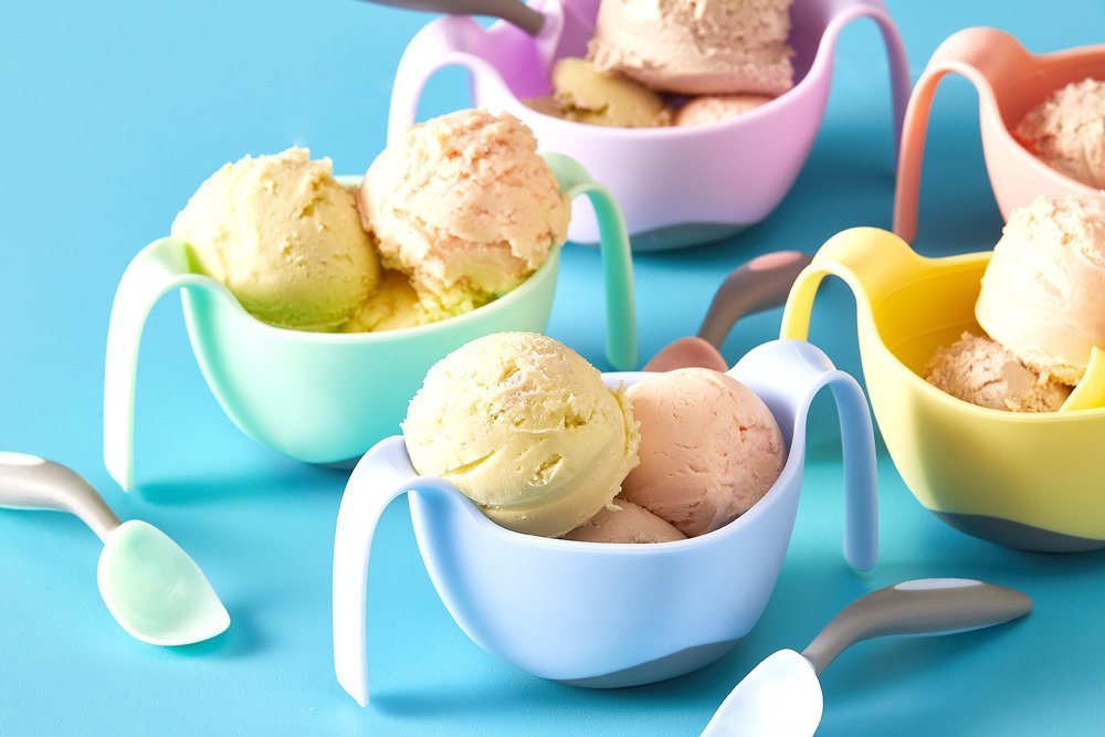 B.Box, Pierwsze sztućce dla niemowląt, Gelato Pistachio B.Box, Pierwsze sztućce dla niemowląt, Gelato Pistachio