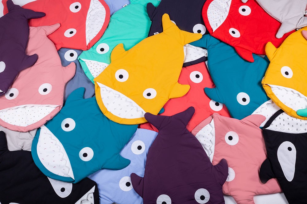 Baby Bites, Śpiworek letni Shark (1-18 miesięcy) Coral