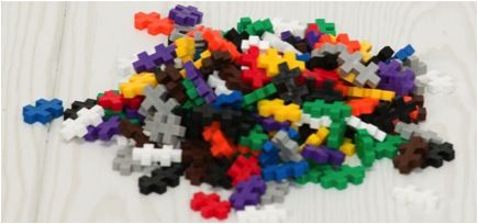 Plus-Plus, klocki konstrukcyjne Mini Neon 1200 szt