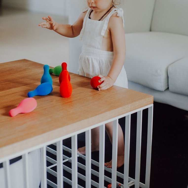 Rubbabu, Zestaw do gry w kręgle sensoryczny mały