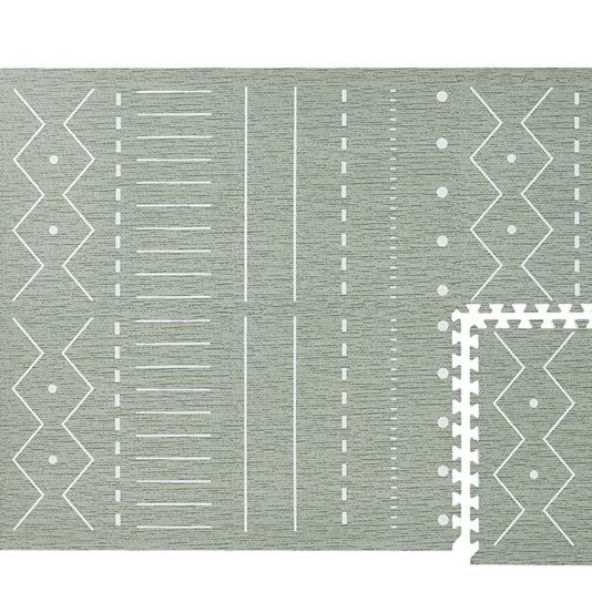 Mata piankowa puzzle duże Prettier Playmat zielona