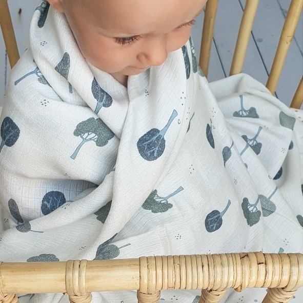 Pink No More, Otulacz muślinowy TREES