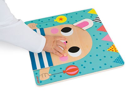 Janod, Układanka drewniana magnetyczna Zwierzątka