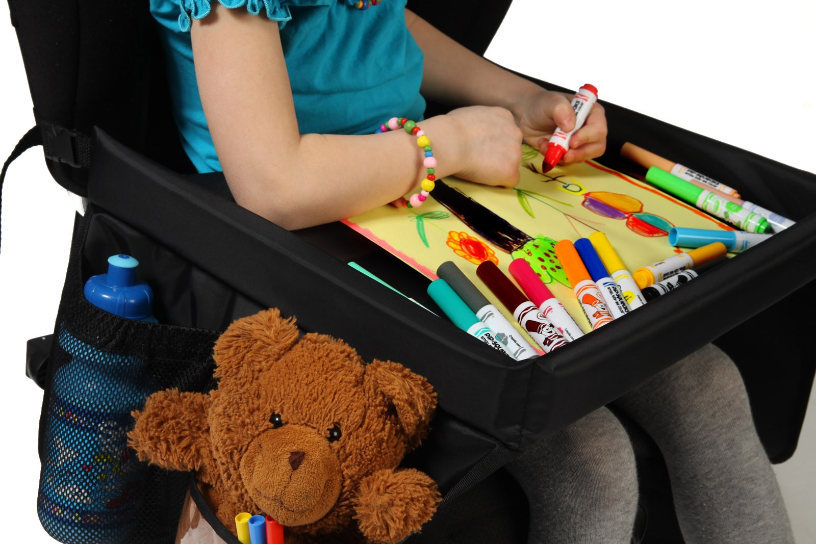 Tuloko, Bezpieczny Stolik Podróżnika z mapą Polski - czerwony