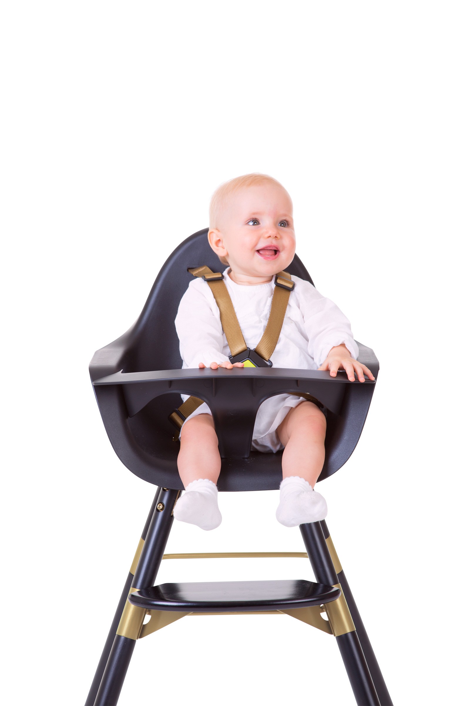 Childhome, Krzesełko do karmienia Evolu 2 Black/Gold