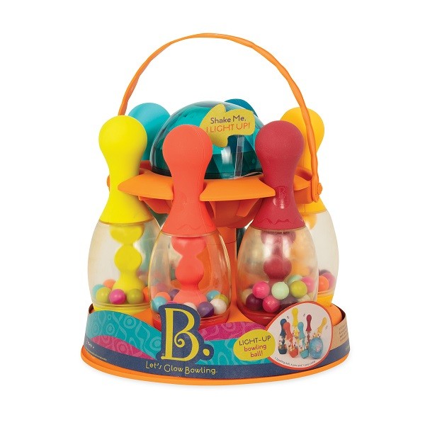 Btoys, Zestaw do gry w kręgle ze świecącą kulą