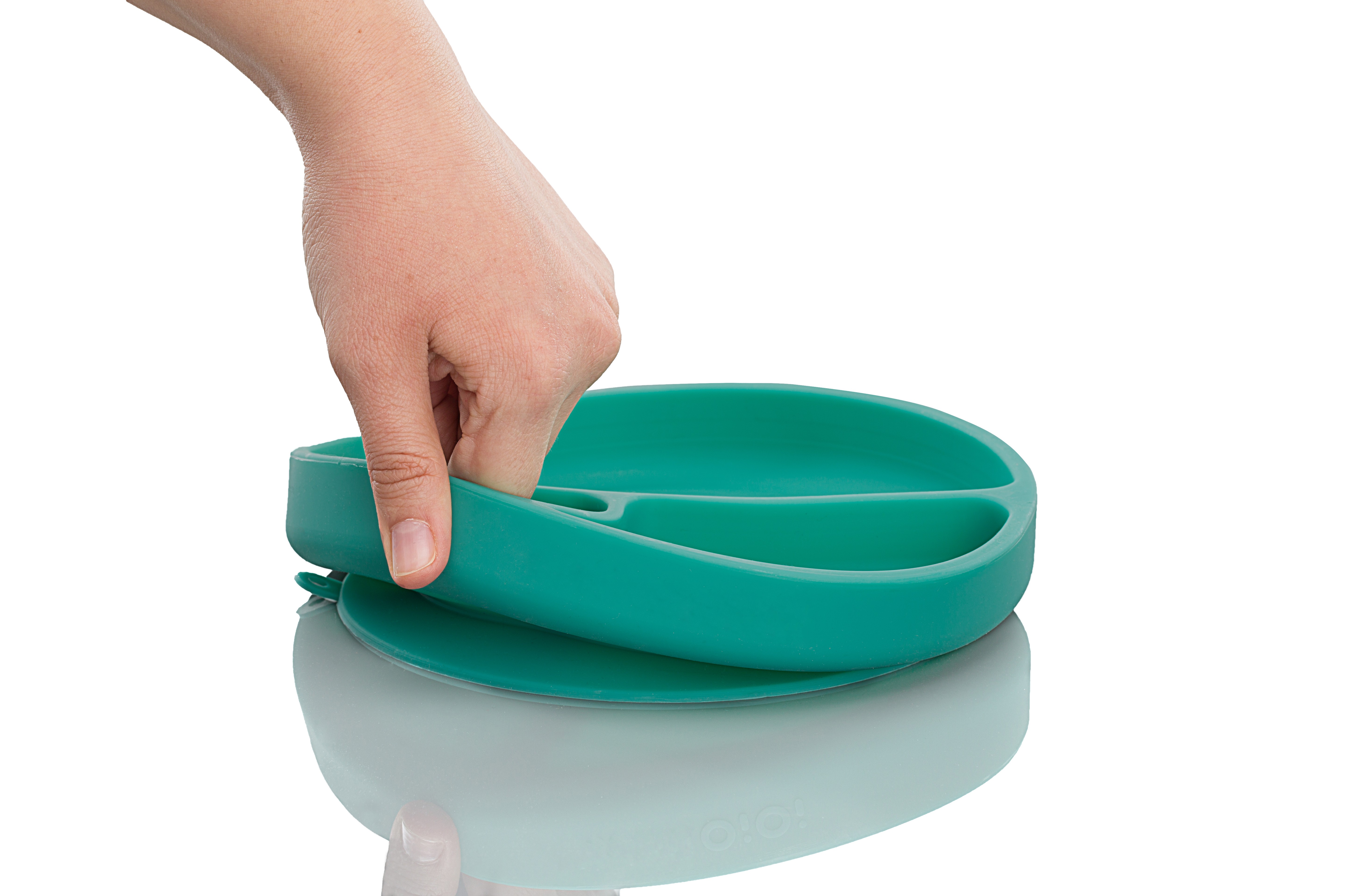 Minikoioi, Talerzyk silikonowy zielony