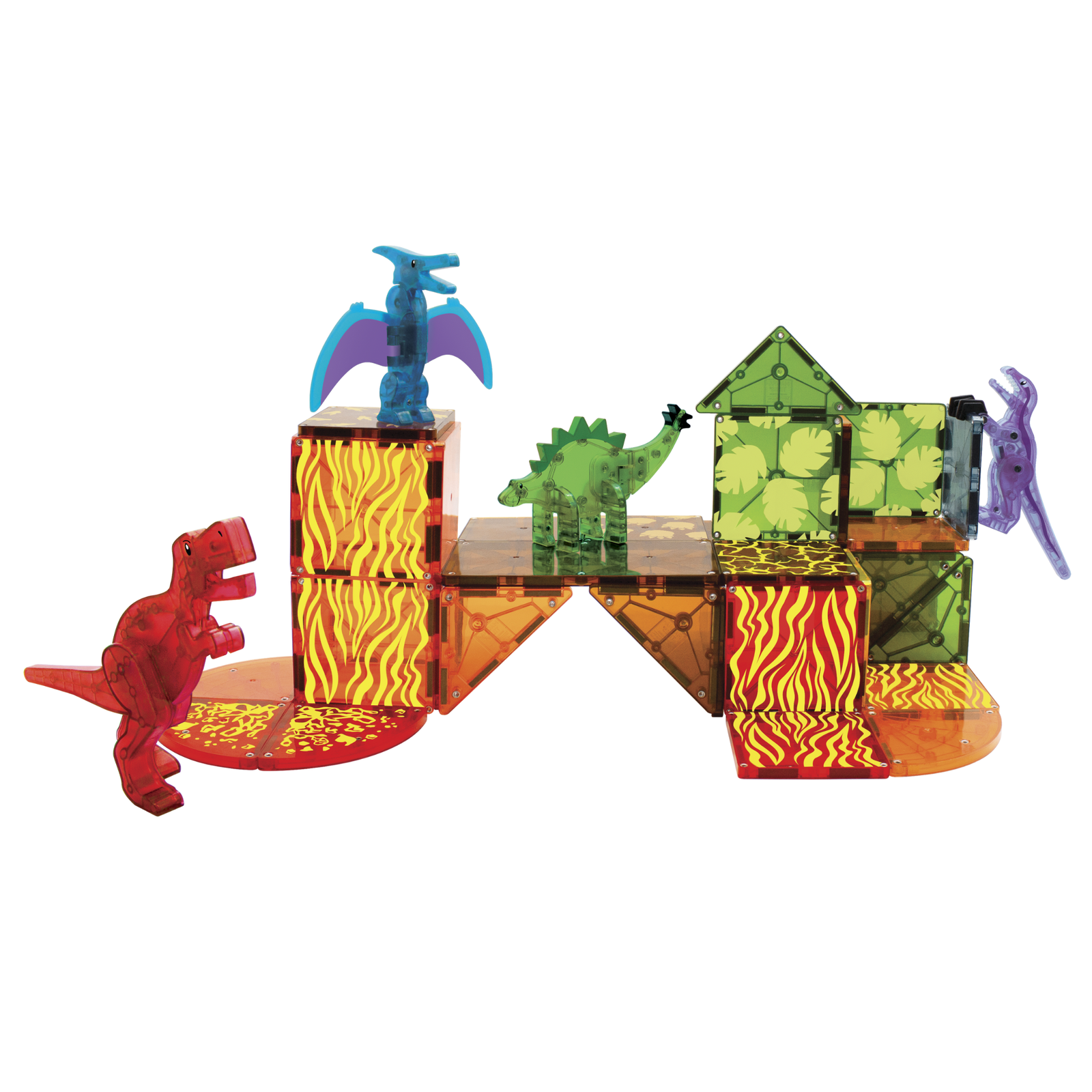 Magna-Tiles, Klocki Magnetyczne Dino World 40 el. Magna-Tiles, Klocki Magnetyczne Dino World 40 el.