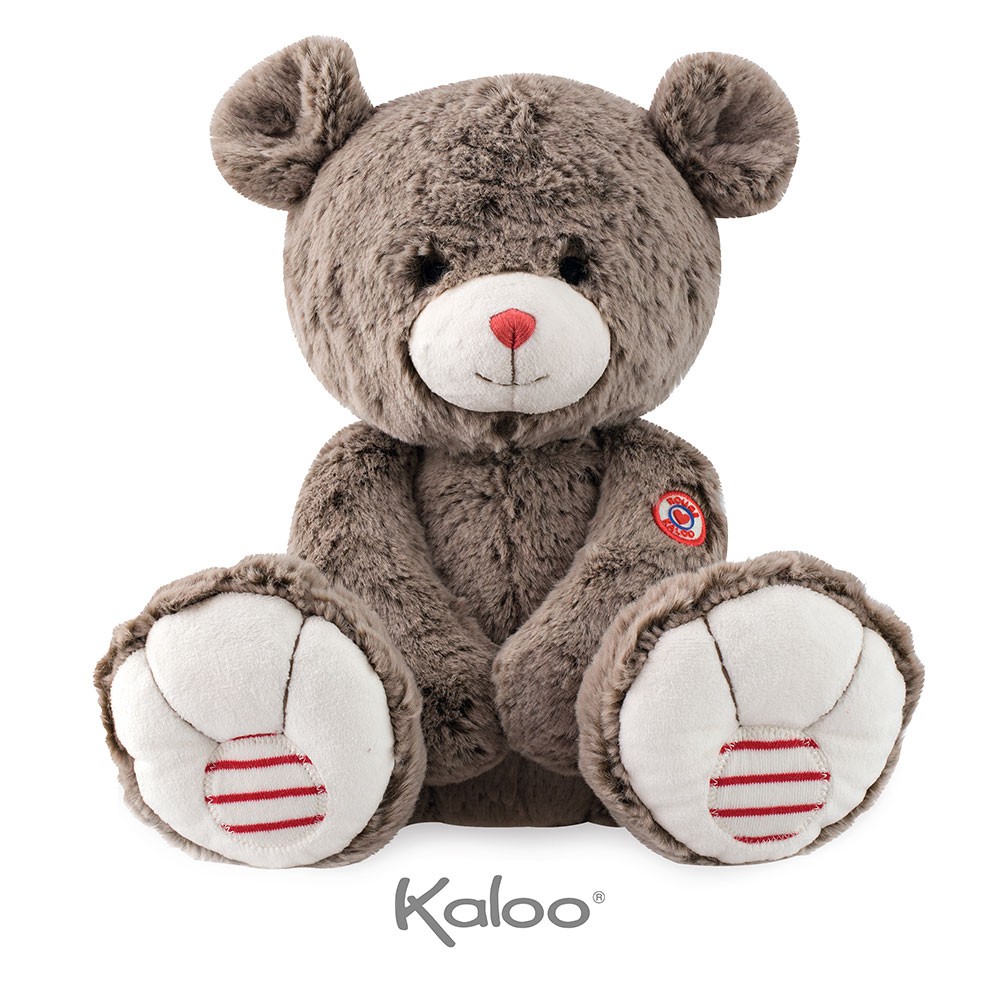 Kaloo, Miś czekoladowy brąz duży 38 cm kolekcja Rouge