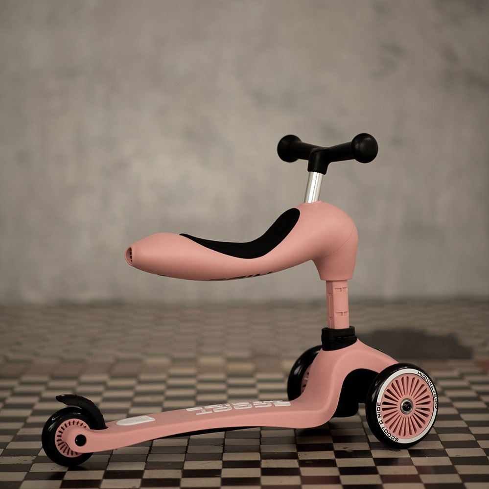 SCOOTANDRIDE, Kask S-M dla dzieci 3+ Rose SCOOTANDRIDE, Kask S-M dla dzieci 3+ Rose