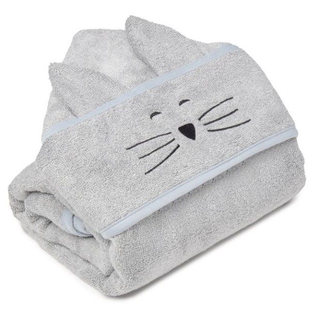 My Memi, Bambusowy duży ręcznik light grey