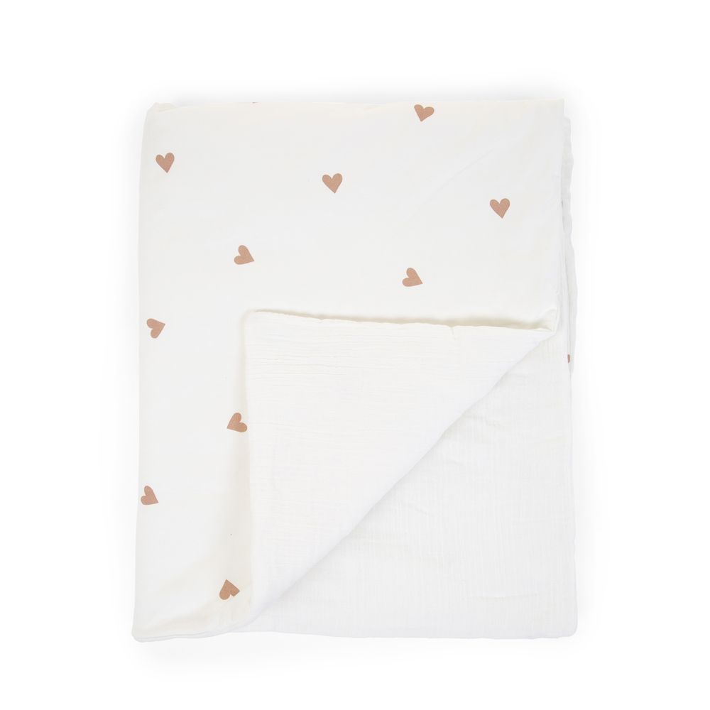 Childhome, Kocyk 80 x 100 cm Jersey Hearts