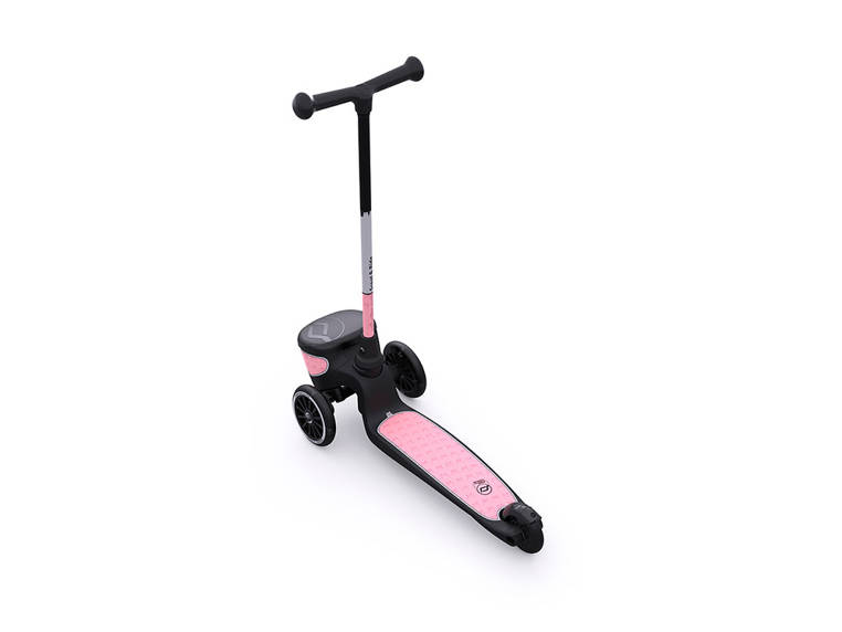 Scootandride, Highwaykick 2 Lifestyle Hulajnoga trójkołowa balansowa ze świecącymi kółkami odblaskową kierownicą Reflective Rose Scootandride, Highwaykick 2 Lifestyle Hulajnoga trójkołowa balansowa ze świecącymi kółkami odblaskową kierownicą Reflective Rose