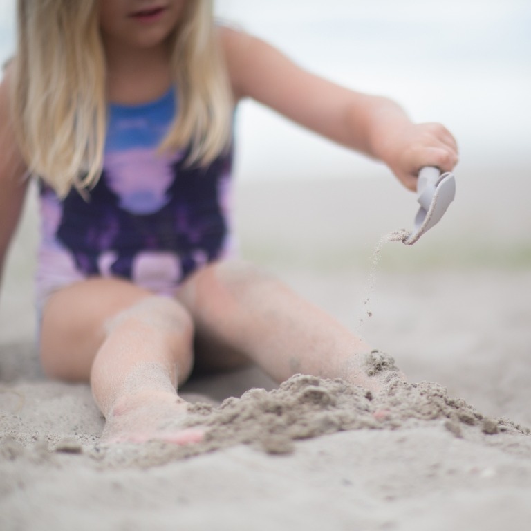 Scrunch, Silikonowa Łopatka - Koralowy