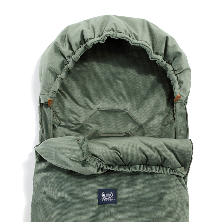 La Millou, Velvet Collection - Aspen Winterproof - lekki śpiworek do wózka - Khaki