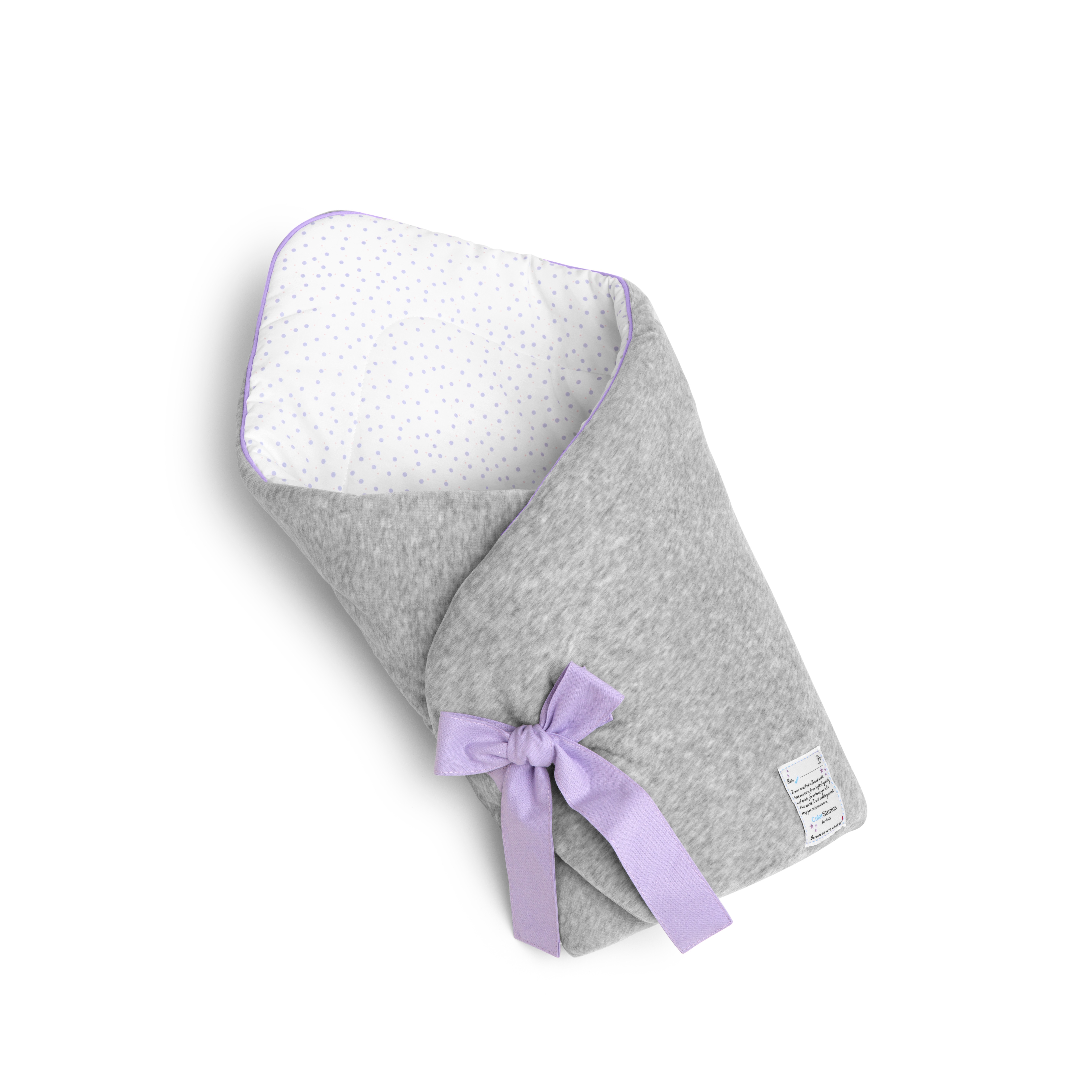 ColorStories, Rożek niemowlęcy Lavender Dots