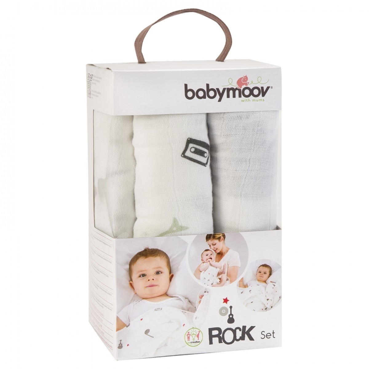 Babymoov, Zestaw pieluszek Swaddle Rock Set Babymoov, Zestaw pieluszek Swaddle Rock Set