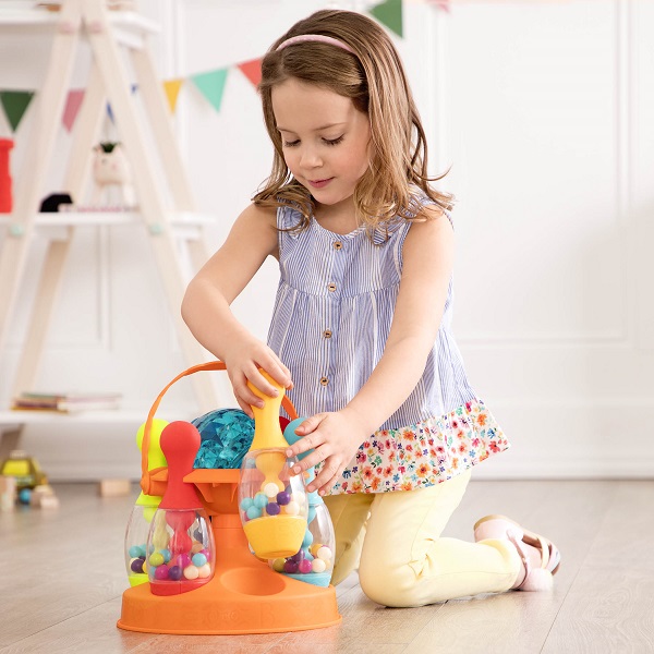 Btoys, Zestaw do gry w kręgle ze świecącą kulą