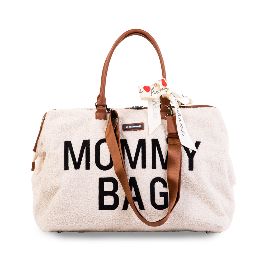 Childhome, Torba Mommy Bag Teddy Bear White (Limited Edition) Childhome, Torba Mommy Bag Teddy Bear White (Limited Edition)