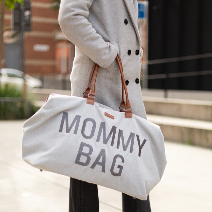 Childhome, Torba Mommy bag Kanwas Szara Childhome, Torba Mommy bag Kanwas Szara