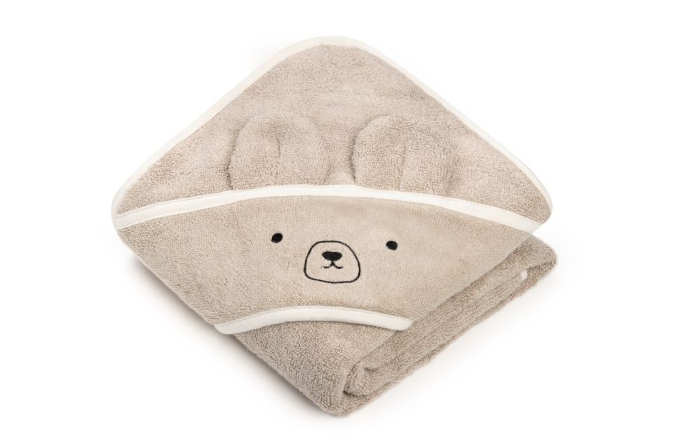 My Memi, Bambusowy ręcznik beige - bear My Memi, Bambusowy ręcznik beige - bear