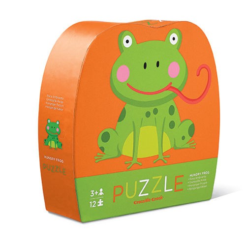 Crocodile Creek, Puzzle 12 elementów, Głodna żaba Crocodile Creek, Puzzle 12 elementów, Głodna żaba