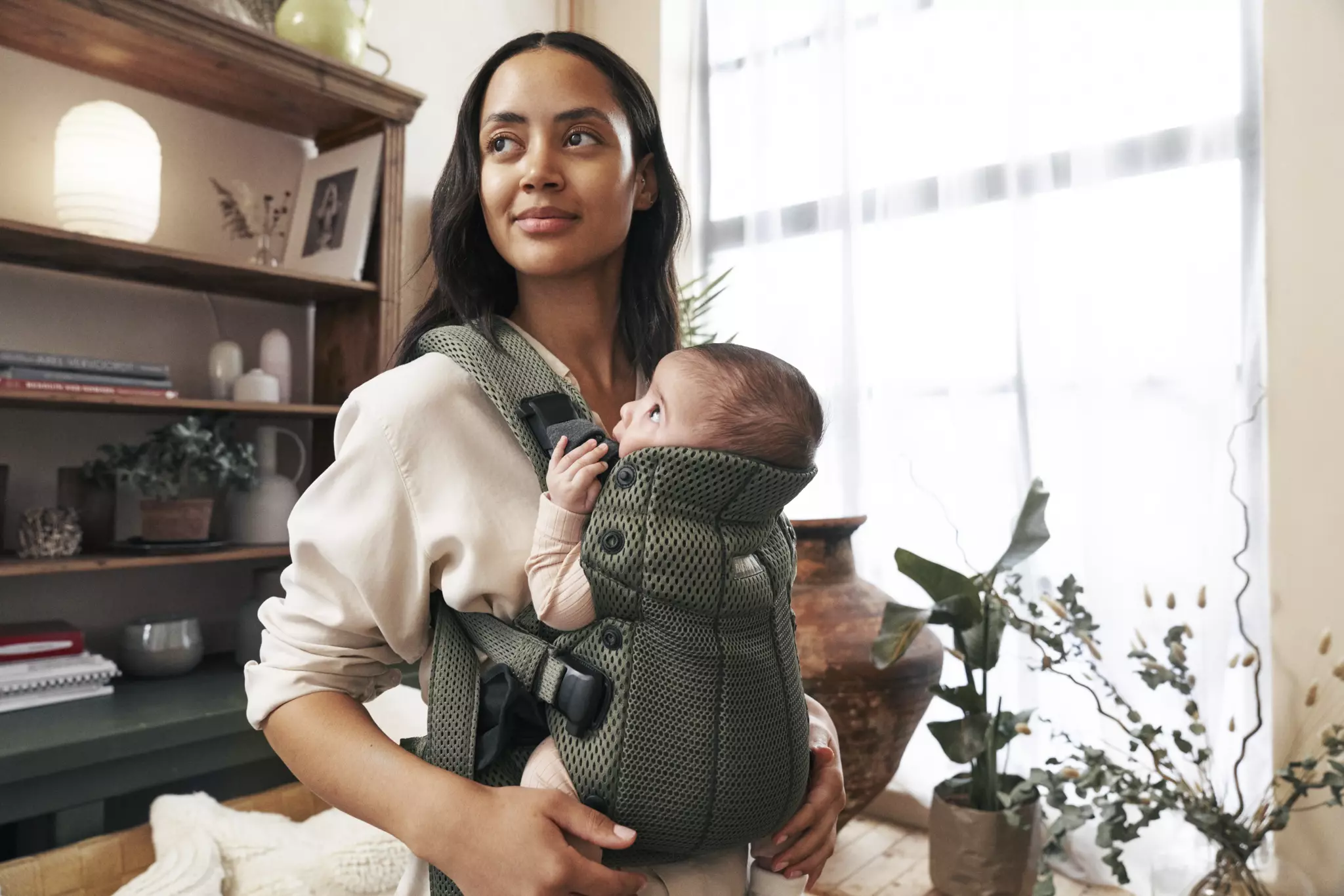 Babybjorn , Nosidełko Harmony 3D Mesh, Zielony Babybjorn , Nosidełko Harmony 3D Mesh, Zielony