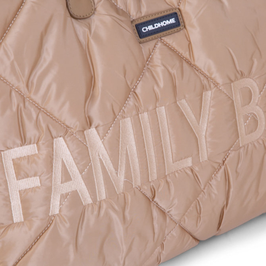 Childhome, Torba Family bag Pikowana Beżowa Childhome, Torba Family bag Pikowana Beżowa