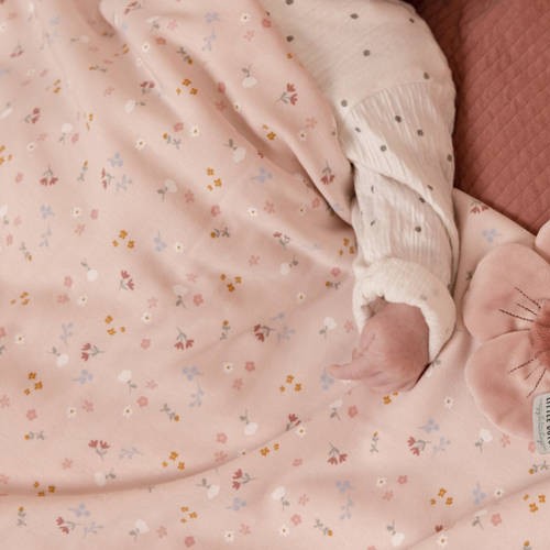 Little dutch, Lekki śpiworek bawełniany 90 cm Little Pink Flowers TOG 0,4