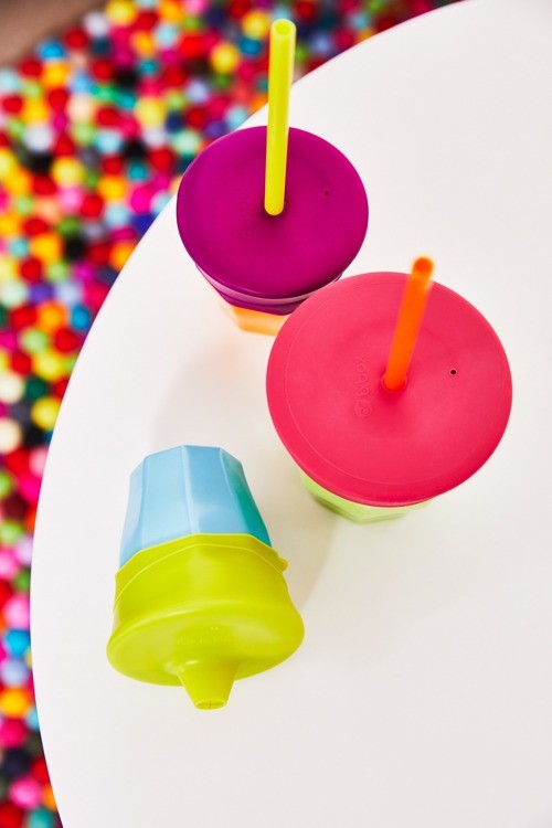 B.BOX, Zestaw silikonowych nakładek na szklankę ocean