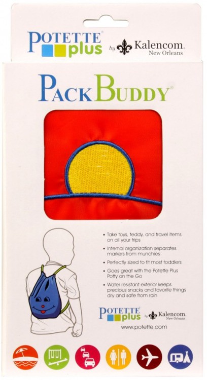 Potette Plus,Plecaczek na nocnik 2w1 Potette Plus Buddy Pack czerwony