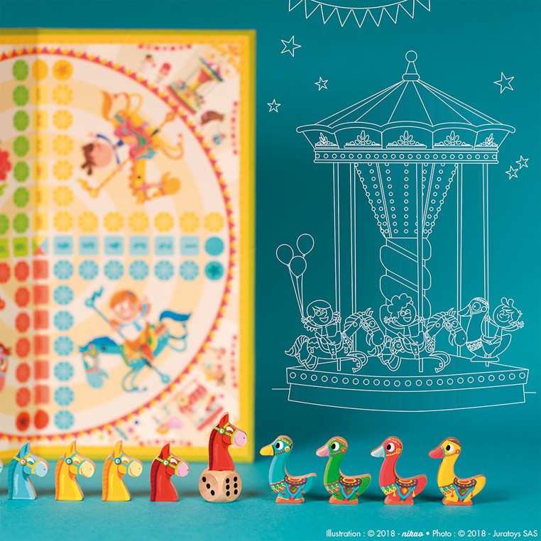 Janod, Gra wyścig Gąski na karuzeli Carrousel