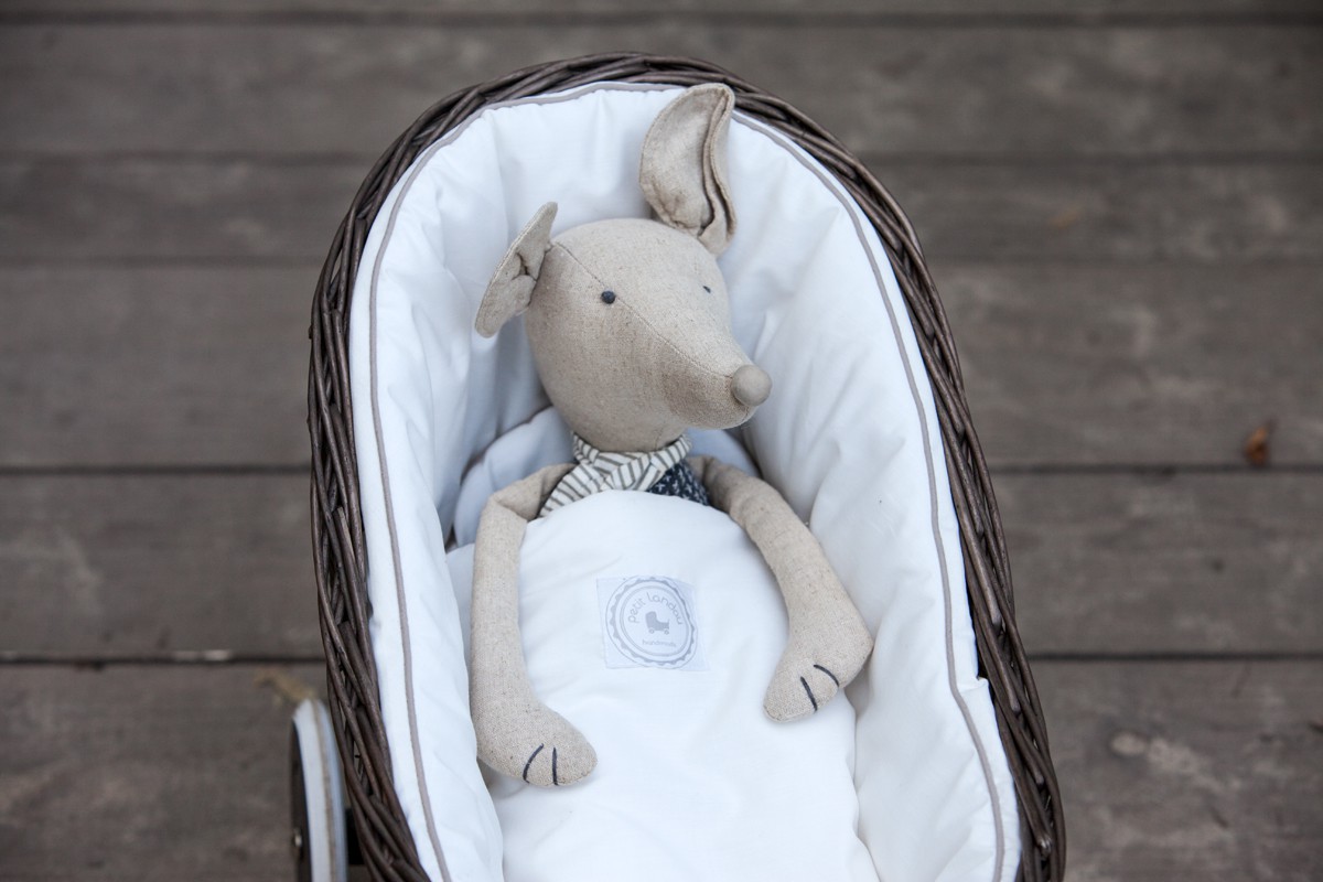 Wózek Colette szary/krem