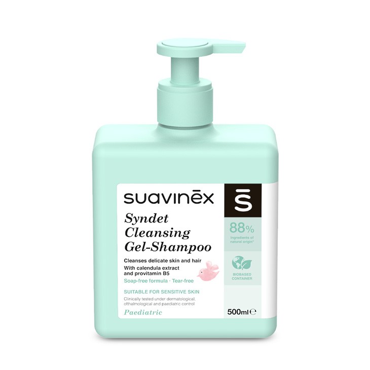 Suavinex, Syndet żel do mycia ciała i włosów 500ml Suavinex, Syndet żel do mycia ciała i włosów 500ml