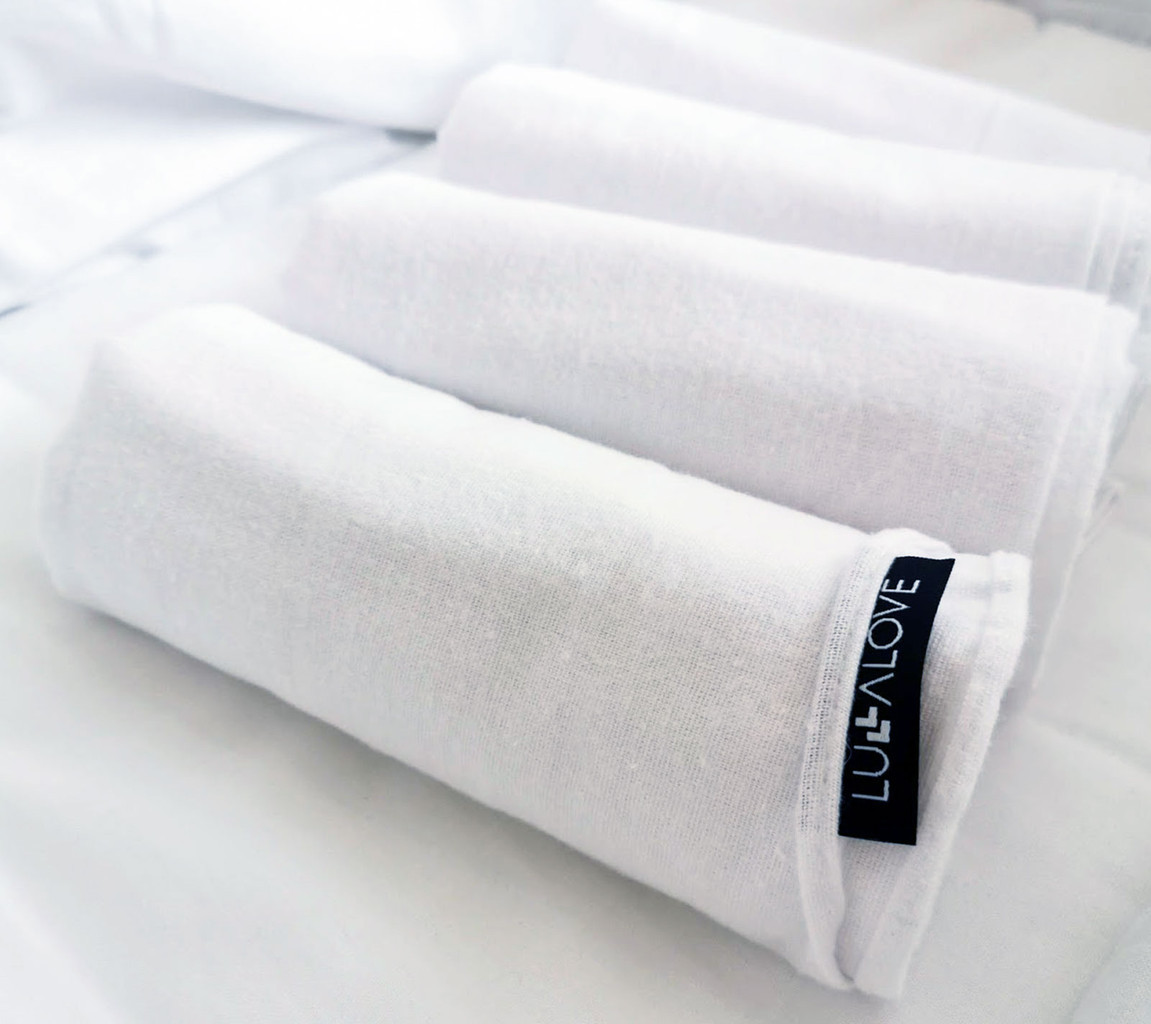 Lullalove, Flanela - zestaw dużych pieluch, 4 sztuki Lullalove, Flanela - zestaw dużych pieluch, 4 sztuki