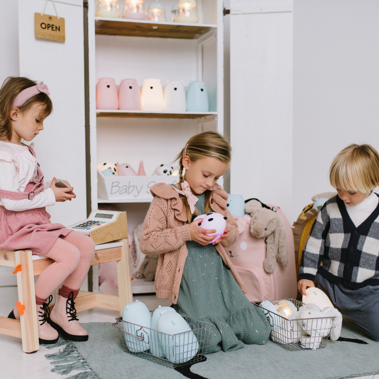 Rabbit&Friends, Lampka Panda z głośniczkiem